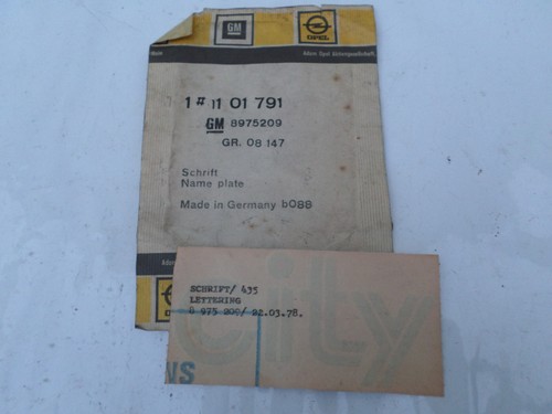 Original opel kadett city - opel, c