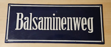 Straßenschild Balsaminenweg
