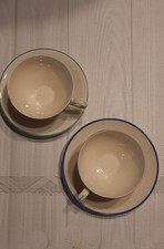  Eschenbach Bavaria Elfenbein Porzellan  Teetassen alt