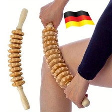 Premium Faszienrolle Holz Gua