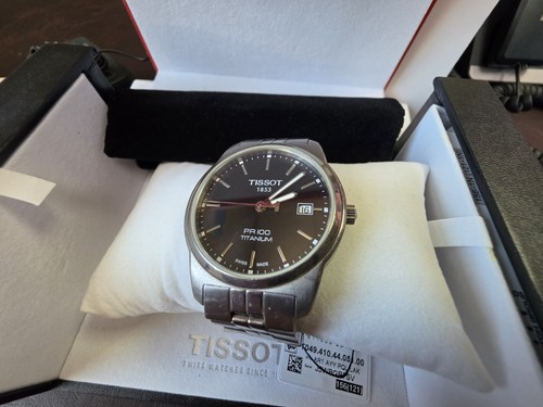 Tissot pr100 titanium with - titanium,