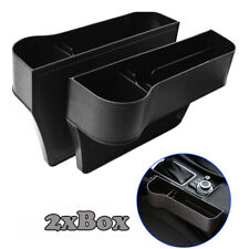 2 x Autositz Lücke Münze Aufbewahrungsbox Organizer Ablagefach Getränkehalter.