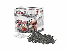 Grillkohle Grillbriketts Starterset 2,5 KG für Fun BBQ Grill Holz 1x