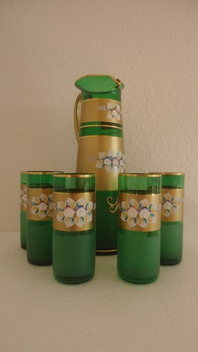 Bohemia glas wein set karaffe - ,
