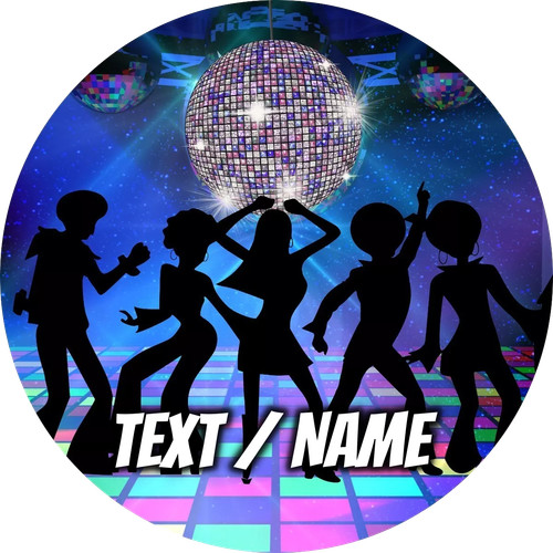 Disco tortenaufleger party - tortenaufleger,