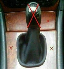 Schaltmanschette Schaltsack Manschette Mercedes W203 C-Klasse Schwarz Rot Grau