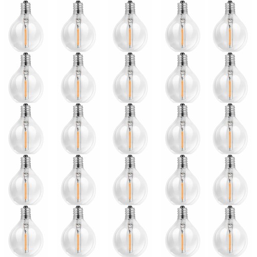25stk g40 led glühbirnen - 25stk,