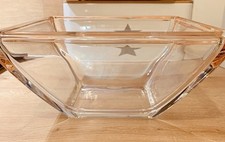 Leonardo Obstschüssel, leicht orange gefärbt, 23x23, innen 12x12, 12 cm hoch