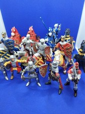 Papo Ritter Reiter Pferd Figur Spielfigur Konvolut Sammlung Retro 