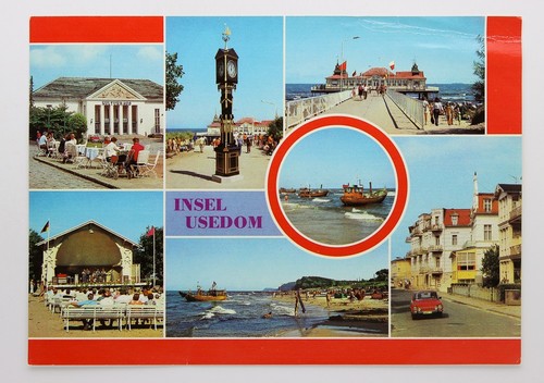 Xxl postkarte insel usedom - insel,