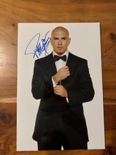 Pitbull Autogramm Foto 20x30