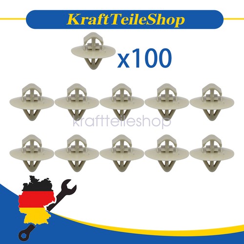 100x seitenschutzleiste clips - 100x,