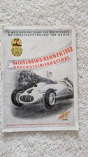 Sachsenring 1952 originales Rennprogramm DDR Motorsport mit Stempel