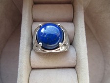 Lapislazuli Ring Messing