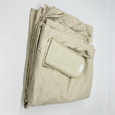 Amazon Basics - Verdunkelungsvorhänge mit Raffhaltern, 132 x 244 cm, Beige