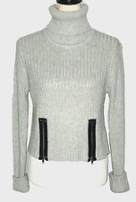 Jean Paul Gaultier EUR S by Lindex Damen Rollkragen Pullover Strick Pulli