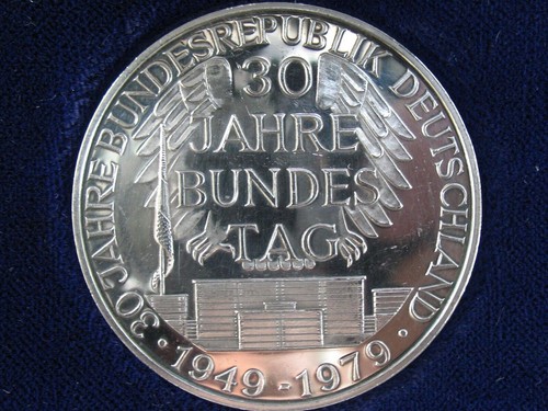 Medaille silber 1000 - 1000, bundestag