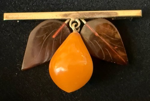 Art deco brosche 333 gold - art,