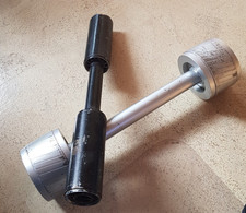 Hantelset 2er Set - 5 und 10 kg, Vintage Style