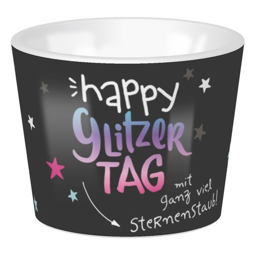 Happy glitzer tag - "happy,