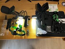 2 Fahrrad MTB LED Licht Light Gloworm XSV 3400 Lumen neutral white, Akku