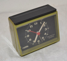 Schöner DDR Wecker Ruhla Eurochron Quartz