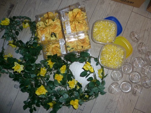 Konvolut gelbe rosen girlanden - gelbe,