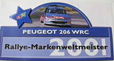 Original Aufkleber PEUGEOT 206