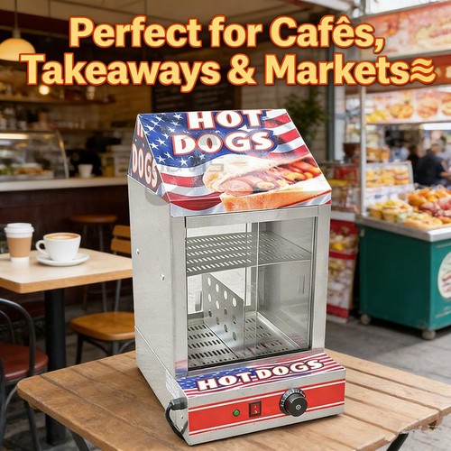 Hot dog steamer - hot,