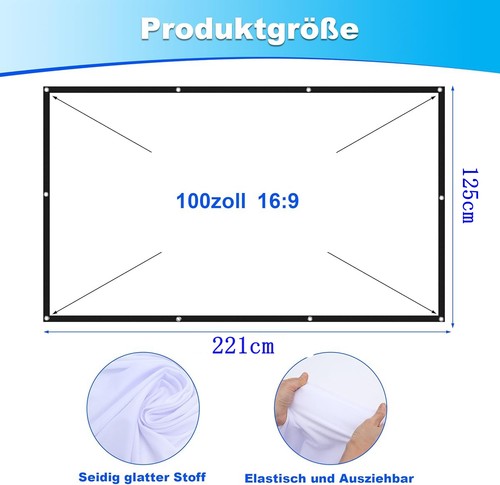 Beamerleinwand 100 zoll - beamerleinwand, beamer