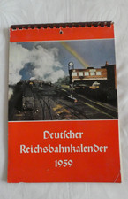 Alter Eisenbahn Kalender Deutsche Reichsbahn Deutscher Reichbahnkalender 1959