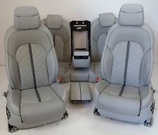 Original Audi S8 A8 4H Lederausstattung Ledersitze Leder grau 