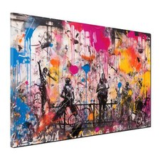 Figuren Street Art Wandbild