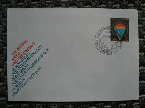 Ddr brief umschlag fdc - brief,