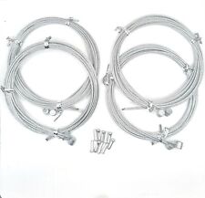 8x Bremszüge Stahl Fahrrad Bremszug Länge 2m mit 10 Stück Endkappe 