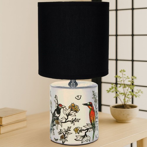 Tischlampe vogelmotiv - tischlampe,