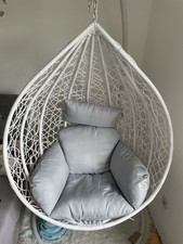 Hängesessel Mit Gestell & 2 Kissen, indoor & Outdoor Für Balkon & Garten