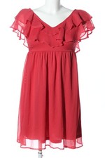 CLOCKHOUSE Volantkleid Damen Kleid Gr. DE 34 hellrot Elegant