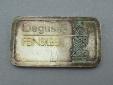 Silberbarren 20 Gramm Degussa