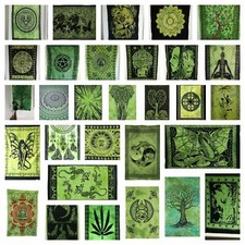 Grün Wandbehang Wandteppich