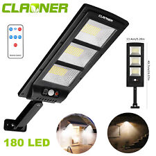 20000LM Solarleuchte mit Bewegungsmelder Außen Lampe Fluter LED Strahler Licht