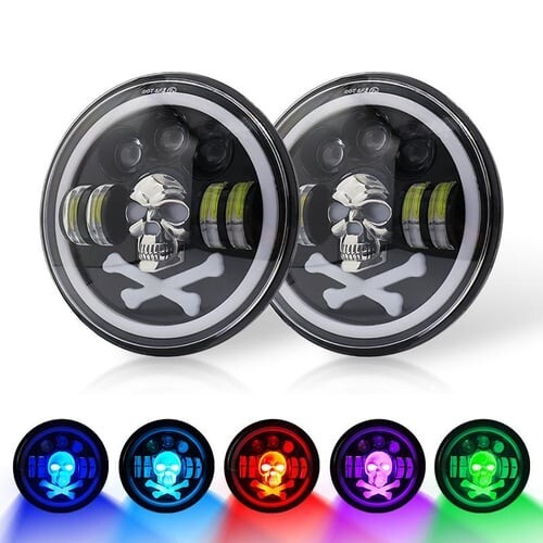 Led fernlicht scheinwerfer - 2x,