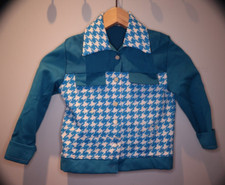 Kinder Jacke blau weiß Gr. 80