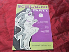 SCHLAGER PARTY 2 Noten für Klavier - Akkordeon (Titel siehe Beschreibung)