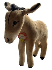 Steiff Esel Kuscheltier Plüschtier beige 12 cm