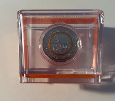 5-EUR-Münze Subtropische Zone 2018 PP Koziol-Box F, Polymer-Ring in Orange