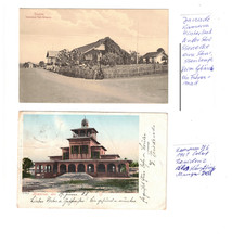 6R Kamerun Kolonie Westafrika Jaunde mit Straßenlampe+ Residenz Häuptling M.Bell