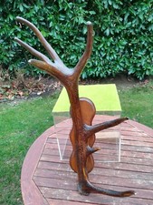 WANDGARDEROBE echtes Geweih