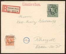 Bizone Nr. 5 + 35 R-Brief