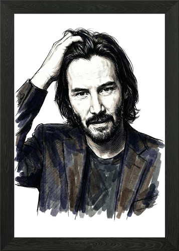 Keanu reeves portrait - reeves,
